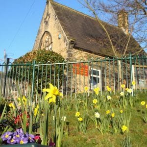 Front Entrance to Mill Bank School